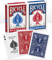 Bicycle Gold Standard Karty do Gry 2 Talie Czerwona Niebieska Poker