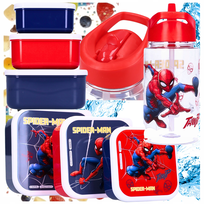 BIDON 450ml i ŚNIADANIÓWKA POJEMNIKI 3w1 LUNCH BBOX PREZENT SPIDERMAN