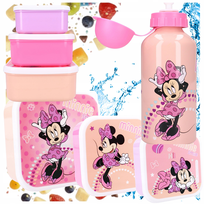 BIDON i ŚNIADANIÓWKA POJEMNIKI 3w1 LUNCH BBOX PREZENT MYSZKA MINNIE