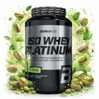 BioTech Iso Whey Platinum 908 g Pistachio Izolat Isolate WPI WPC BIAŁKO