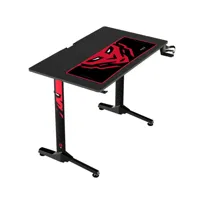 Biurko młodzieżowe gamingowe czarne 100 cm Diablo Chairs X-Mate z przepustem kablowym