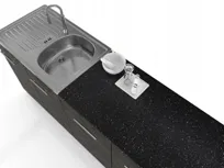 BLAT KUCHENNY PŁYTA LAMINOWANA TOP DO KUCHNI ANDROMEDA CZARNA 140CM