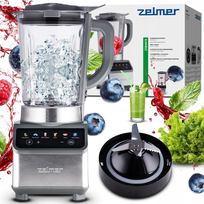BLENDER KIELICHOWY ZELMER DO SMOOTHIE MIKSUJE KRUSZY LÓD SZKLANY 1200W