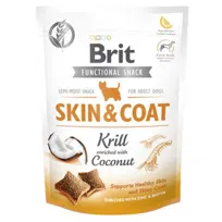 Brit Care przysmak funkcjonalny dla psa skóra i sierść kryl i kokos 150 g