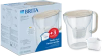 BRITA Dzbanek Style Essential XL piaskowy + 3 wkłady filtrujące MAXTRAPRO Pure Performance