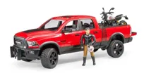 Bruder, Auto Dodge RAM 2500 Power Wagon z motocyklem Ducati, 02502