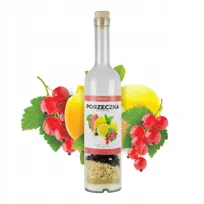 Butelka 500ml z owocami WŁASNA NALEWKA PORZECZKA domowa nalewka ZRÓB TO SAM