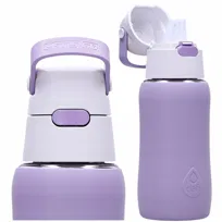 Butelka filtrująca Dafi SOLID SiliconeFit 500 ml digital lavender z filtrem