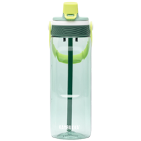 Butelka ze słomką z tritanu bidon sportowy na wodę Dupla 750ml - Pine Forest KAMBUKKA
