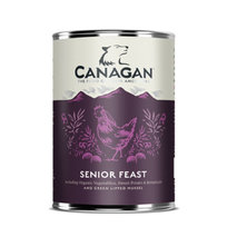Canagan Senior Kurczak Indyk Karma Mokra dla Psa Wielopak Zestaw 6x400g