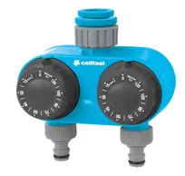 Cellfast Rozdzielacz podwójny z zegarami mechanicznymi CELLPRO