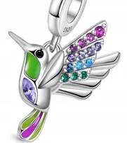 Charms do Pandora Zawieszka Charms Koliber Charmsy Ptak MODA TRUSKY