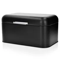 Chlebak Metalowy Czarny Nowoczesny 30X18X16 Cm Daglig DUKA