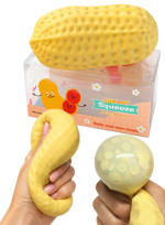 CHRUPIĄCY Gniotek Pistacja Orzech Z Efektem Chrupania Crackle 10 cm