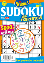 Chwila dla Ciebie Wydanie Specjalne Sudoku dla Ekspertów Wydawnictwo Bauer Sp z o.o. S.k.