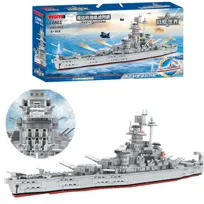 Coil Klocki Konstrukcyjne Zestaw Mega 1068 Elementów Statek Wojenny Armia Battle Ship