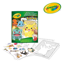 Crayola Kolorowanka dla dzieci z łamigłówkami i flamastrami Pokemon 3+