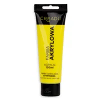 Creadu, Farba akrylowa, cytrynowa, 120 ml