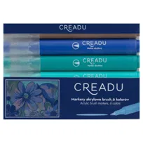 CREADU, Markery akrylowe, 6 kolorów, zestaw 2
