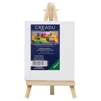 Creadu, podobrazie bawełniane, mini ze sztalugą, 10x12cm