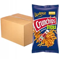 Crunchips Sticks Chipsy ziemniaczane o smaku ketchup 70 g x 48 sztuk