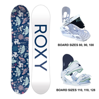 Deska snowboardowa dziecięca Roxy Poppy Package 2026 128 cm z wiązaniami