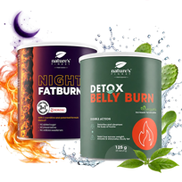 Detox Belly Burn + Night FatBurn Extreme Nature's Finest Detoks Oczyszczanie Odchudzanie Spalanie Metabolizm