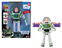 Disney Pixar Toy Story 5 Buzz Astral Edycja Hi - Tech Rozkładane skrzydła, Figurka interaktywna (ok. 30 cm) filmowa, dla dzieci i fanów JKL97