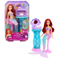 Disney Princess Arielka Muszelkowa toaletka, lalka i akcesoria, dla dzieci 3+ JBF86