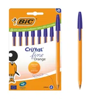 Długopisy niebieskie, Line Orange, BIC