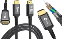 Dobry najlepszy kabel HDMI Ovolo 4m metry przewód złącze 4K czarny black