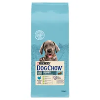 DOG CHOW, Puppy Large Breed Sucha karma dla szczeniąt ras dużych z indykiem, 14 kg