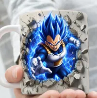 Dragon Ball z Vegeta prezent dla fana kubek 3d gadzet manga anime