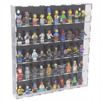 DUŻA GABLOTA POJEMNIK WITRYNA NA 50 LEGO MINIFIGURKI FIGURKI