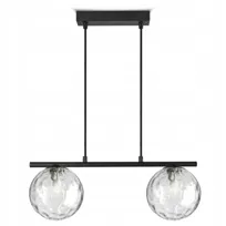 Duża Lampa Wisząca Sufitowa Nad Stół Szklane Kule - BZR2 Texture LED G9