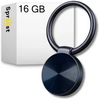 DYKTAFON MINI CYFROWY MAŁY PENDRIVE 16GB DO NAGRYWANIA BRELOK GŁOŚNIK