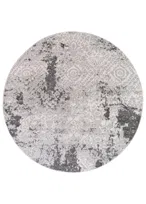 Dywan Chemex SKY Koło Nowoczesny Miękki FM33B ROUND Wielokolorowy 80x80