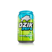 Dzik Zero kwaśne jabłko napój gazowany bez kofeiny i cukru 330ml x 1szt