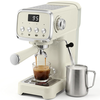 Ekspres kolbowy HOMCOM 20 bar z dyszą do spieniania mleka do espresso