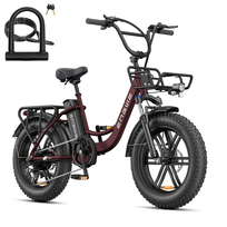 ENGWE L20 BOOST Rower elektryczny L20 Boost fat bike 20×4.0 250W 75Nm 126 km z wyjmowaną baterią 48V 13Ah – miejski e‑bike, z blokadą antykradzieżową
