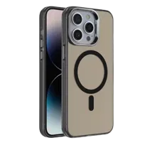 Etui do APPLE IPHONE 12 PRO MAX Magsafe czarny case matowy obudowa plecki