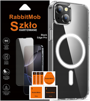 Etui do iPhone 13 Mini do MagSafe RabbitMob, ULTRA CLEAR CASE + SZKŁO