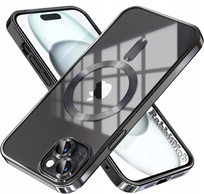 Etui do iPhone 13 Mini, RabbitMob, Ochrona Aparatów, Do MagSafe | Czarny