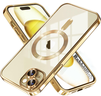 Etui do iPhone 13 Mini, RabbitMob, Ochrona Aparatów, Do MagSafe | Złoty