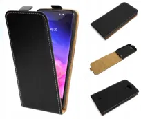 ETUI Gumowe z KLAPKĄ HQ do Samsung N7100 Note 2 czarny Case Pokrowiec Futer