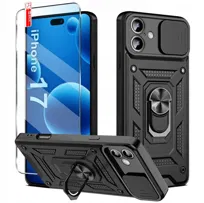 Etui PANCERNE do iPhone 17 DEFENDER SLIDE CASE + SZKŁO 9H