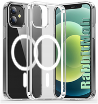Etui RabbitMob do iPhone 12 Mini, Ultra Clear Case, do MagSafe, WZMACNIANE