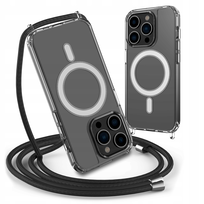 Etui RabbitMob ze Sznurkiem Smyczą do iPhone 13 Pro, Wzmacniane do MagSafe, Case