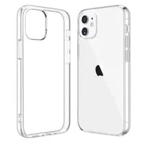 Etui silikonowe 2mm do IPHONE 12 pokrowiec plecki przezroczyste case tył