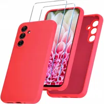ETUI SOFT INSIDE DO SAMSUNG GALAXY A36 / A56 / A37 / A57 + 2x SZKŁO ula127_CZERWONY
